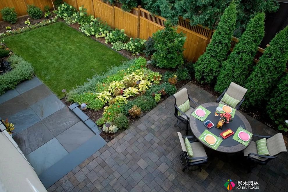 长方形私家庭院设计_别墅私家花园设计|私家花园施工